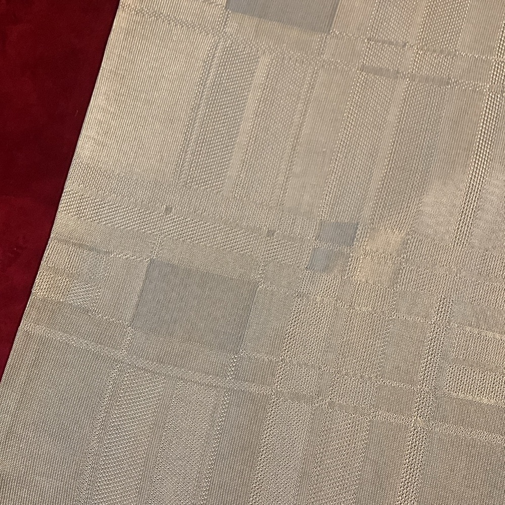 Stacy Adams NWT Slinky Shimmer Beige Tonal Patterned Dressy Polo Shirt Size 3X - Picture 5 of 8